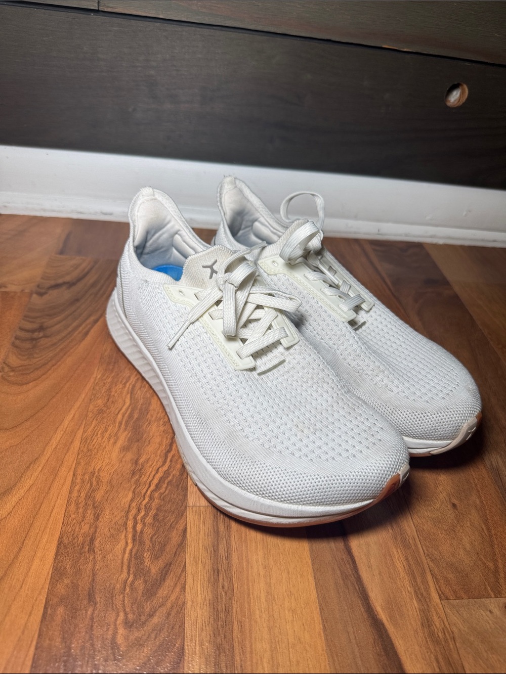 Flux footwear White Knit Running Shoes - Lightweight Comfort